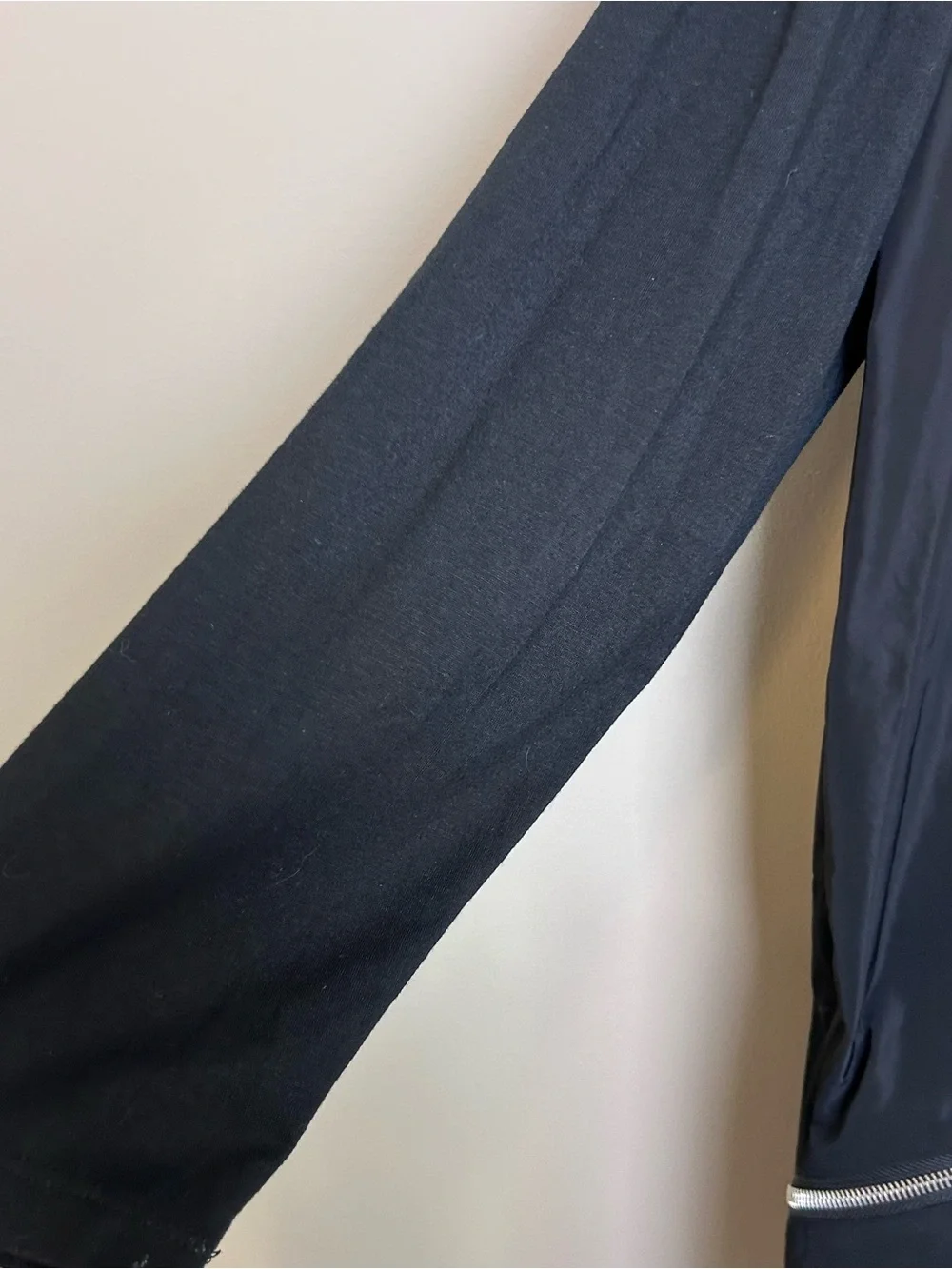 Sun Kim XL Parachute jacket/ coat Drawstring Black Oversize With Pockets VGC - Picture 8 of 11